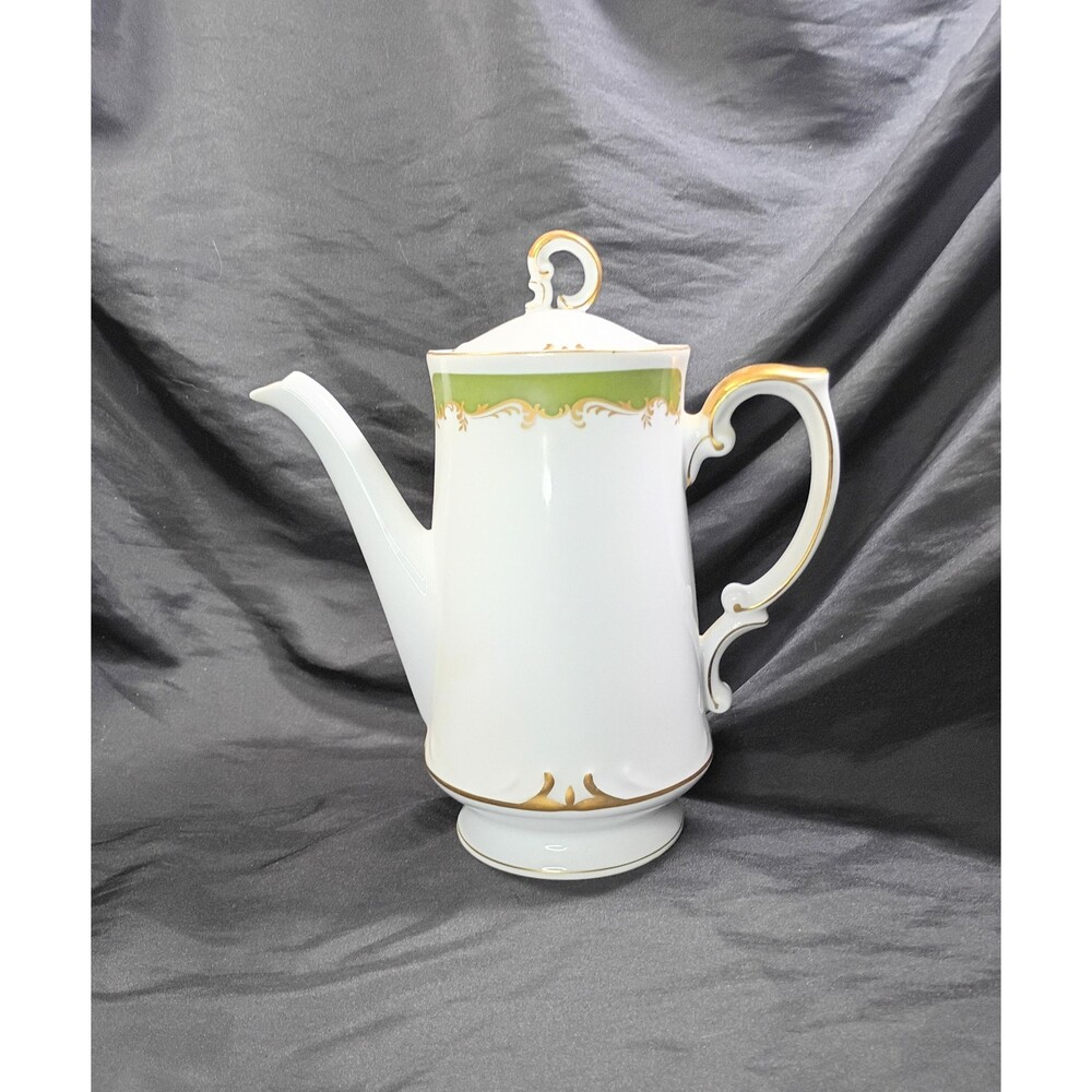 Style House Regency Teapot Green and Gold